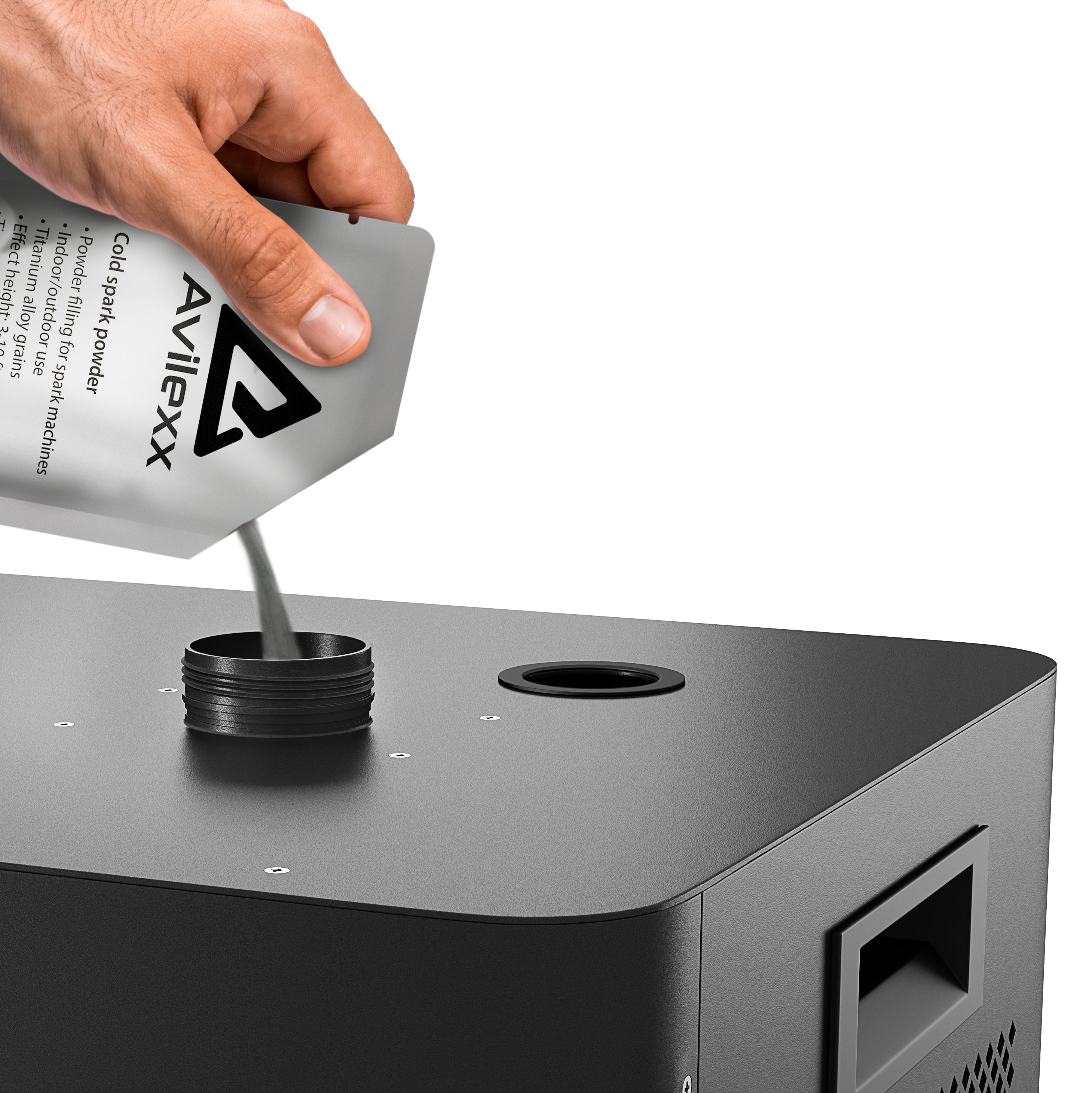 Refill powder spark machines