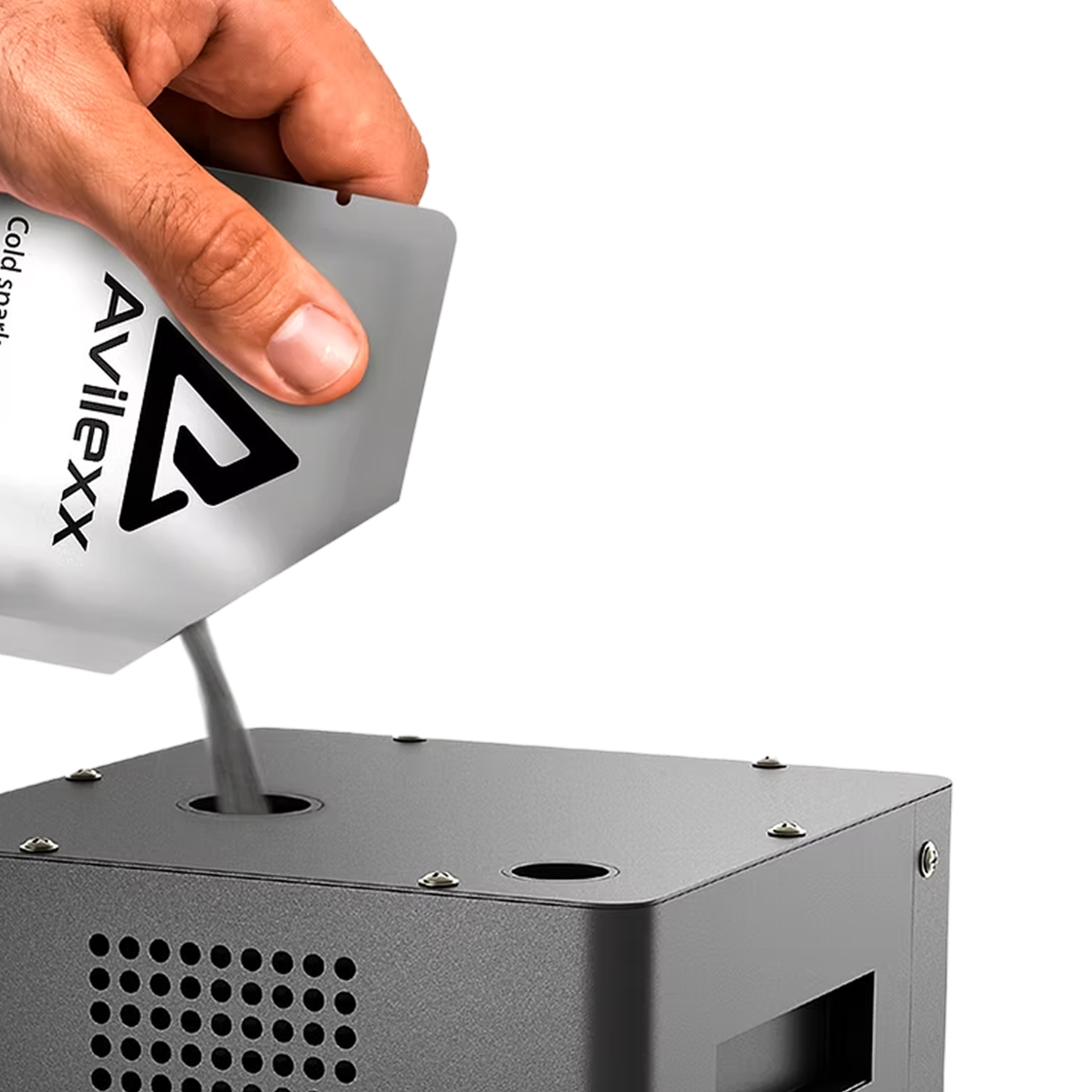 Navulling poeder spark machines