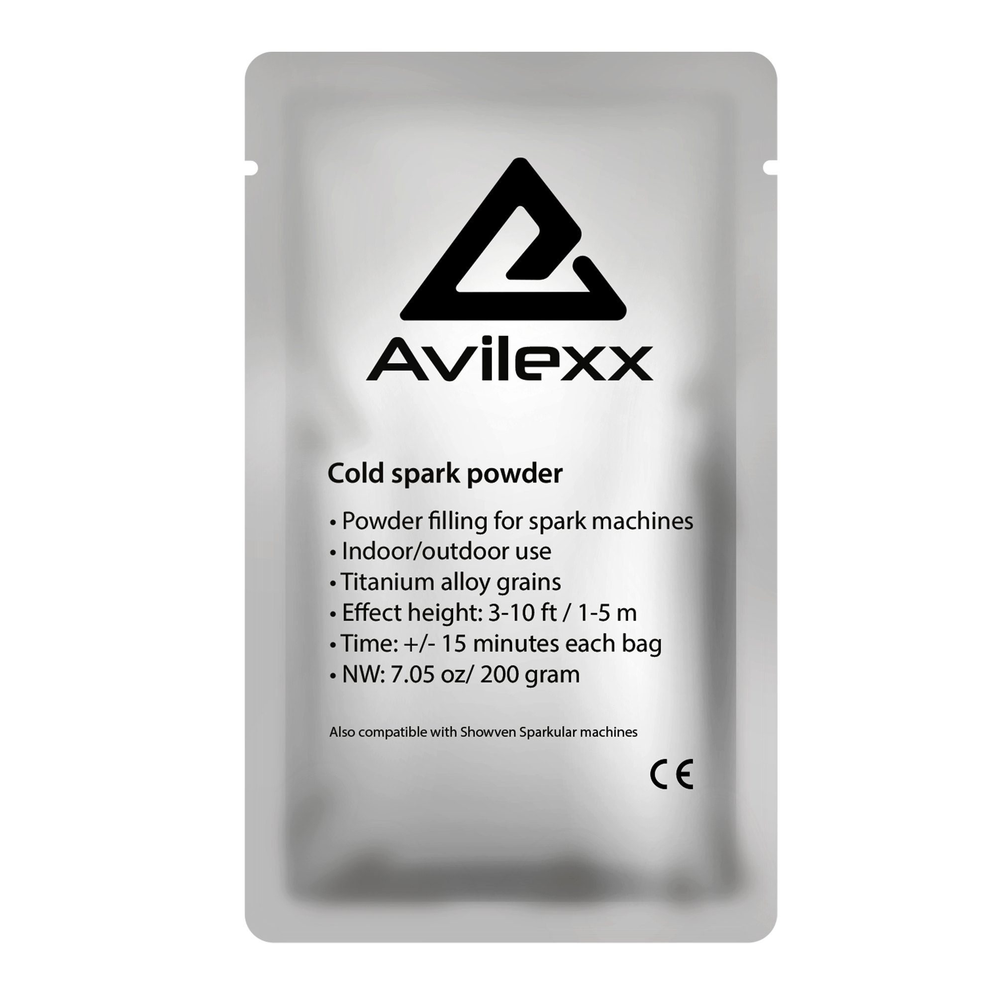 Navulling poeder spark machines